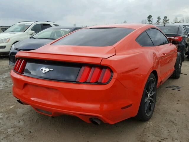 1FA6P8TH1F5358389 - 2015 FORD MUSTANG ORANGE photo 4