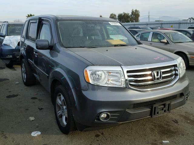 5FNYF4H75DB068828 - 2013 HONDA PILOT EXLN GRAY photo 1