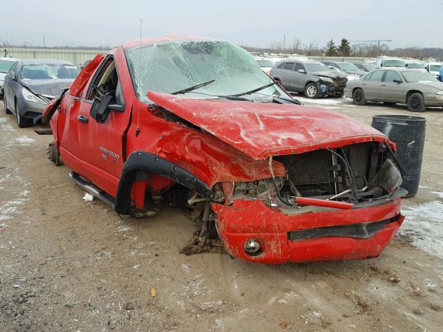 1D7HU18DX5J617482 - 2005 DODGE RAM 1500 S RED photo 1