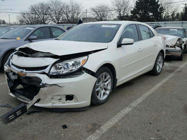 1G11C5SL0EF184191 - 2014 CHEVROLET MALIBU 1LT WHITE photo 2