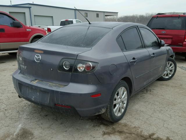 JM1BK32F181820485 - 2008 MAZDA 3 I GRAY photo 4