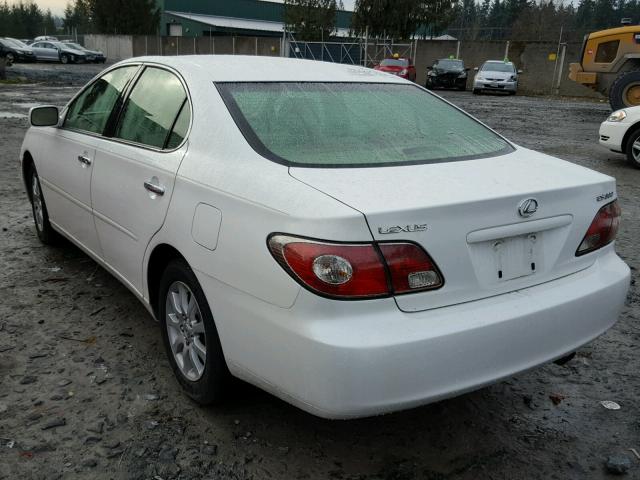 JTHBA30G145048781 - 2004 LEXUS ES 330 WHITE photo 3