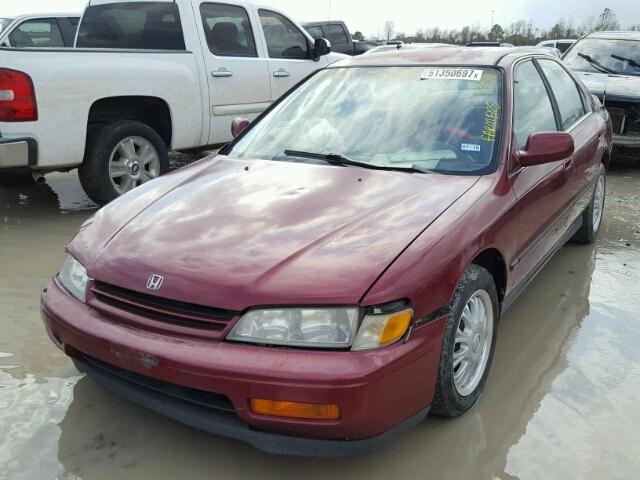 1HGCD5553RA047146 - 1994 HONDA ACCORD EX BURGUNDY photo 2