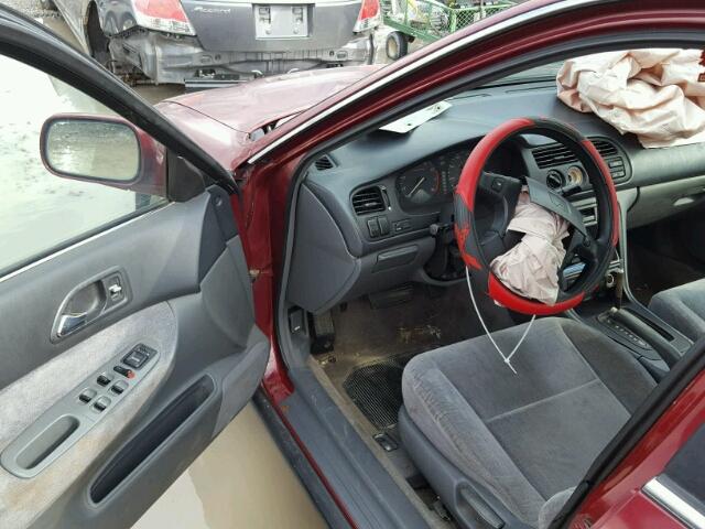 1HGCD5553RA047146 - 1994 HONDA ACCORD EX BURGUNDY photo 9