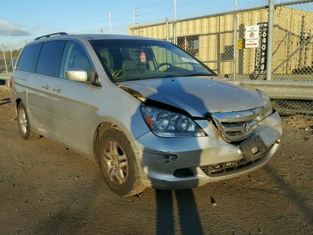 5FNRL387X7B400449 - 2007 HONDA ODYSSEY EX SILVER photo 1