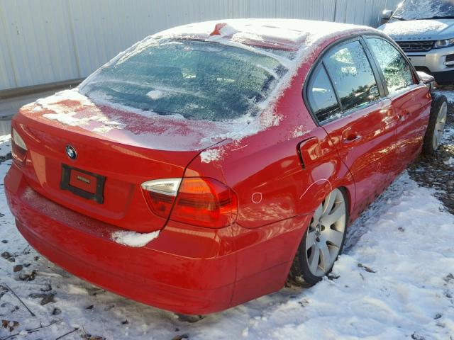 WBAVD13556KV07204 - 2006 BMW 325 XI RED photo 4