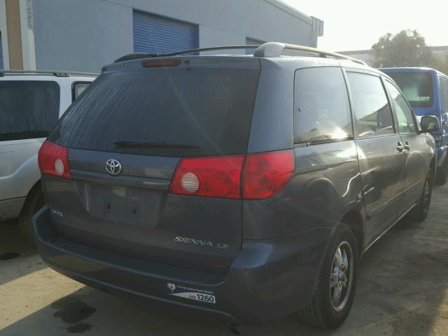 5TDZK23C79S266368 - 2009 TOYOTA SIENNA CE GRAY photo 4