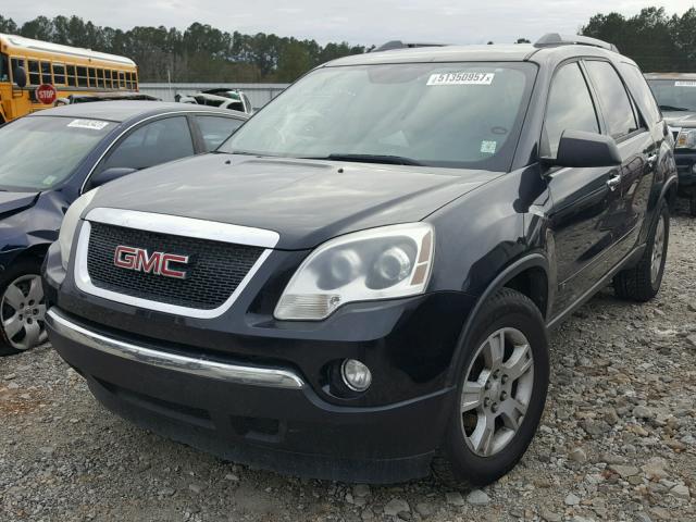 1GKLRLED0AJ179916 - 2010 GMC ACADIA SLE BLACK photo 2