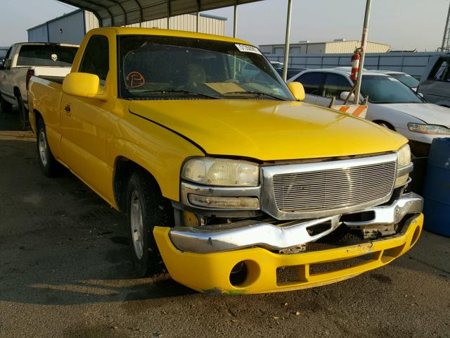 1GTEC14V93Z230127 - 2003 GMC NEW SIERRA YELLOW photo 1