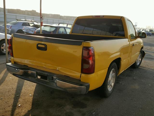 1GTEC14V93Z230127 - 2003 GMC NEW SIERRA YELLOW photo 4