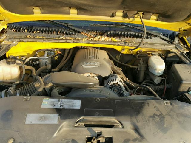 1GTEC14V93Z230127 - 2003 GMC NEW SIERRA YELLOW photo 7