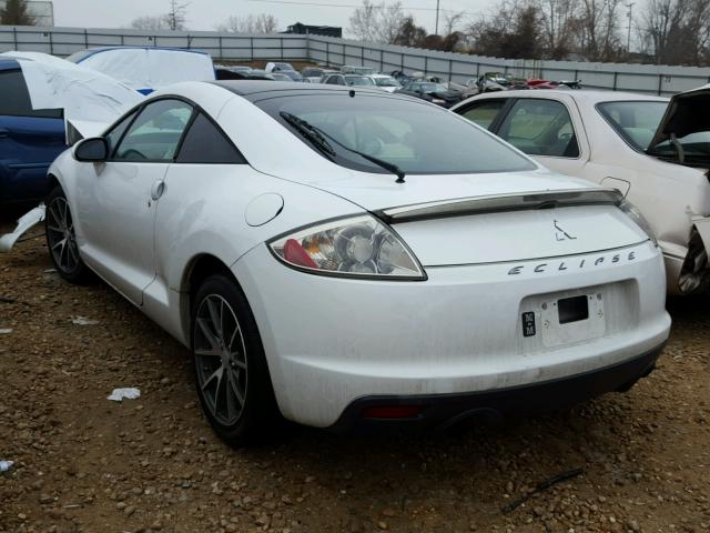 4A31K5DF6BE010996 - 2011 MITSUBISHI ECLIPSE GS WHITE photo 3