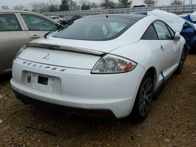 4A31K5DF6BE010996 - 2011 MITSUBISHI ECLIPSE GS WHITE photo 4