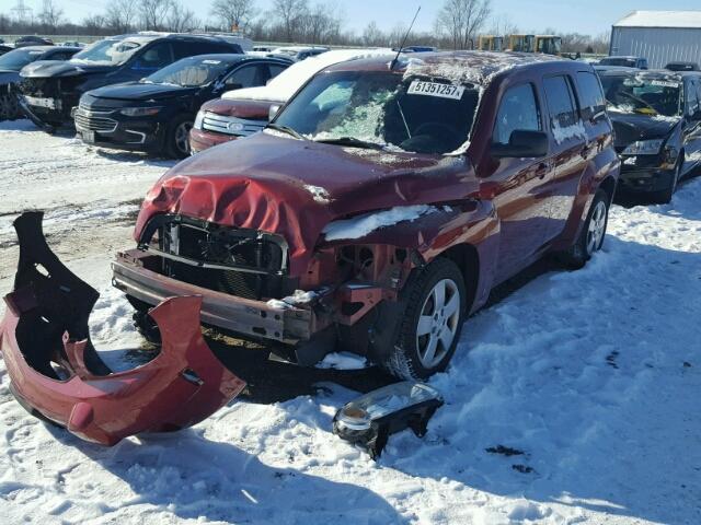 3GNDA13D98S547492 - 2008 CHEVROLET HHR LS MAROON photo 2