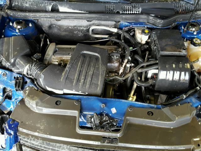 1G1AK52F157512709 - 2005 CHEVROLET COBALT BLUE photo 7