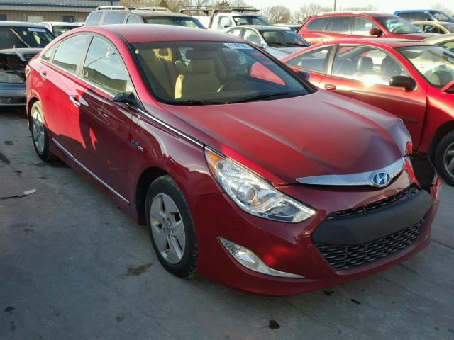 KMHEC4A47CA043315 - 2012 HYUNDAI SONATA HYB RED photo 1