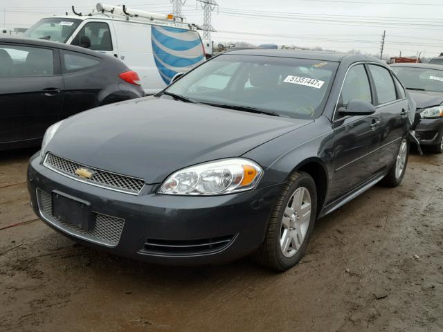 2G1WG5E37D1129846 - 2013 CHEVROLET IMPALA LT CHARCOAL photo 2