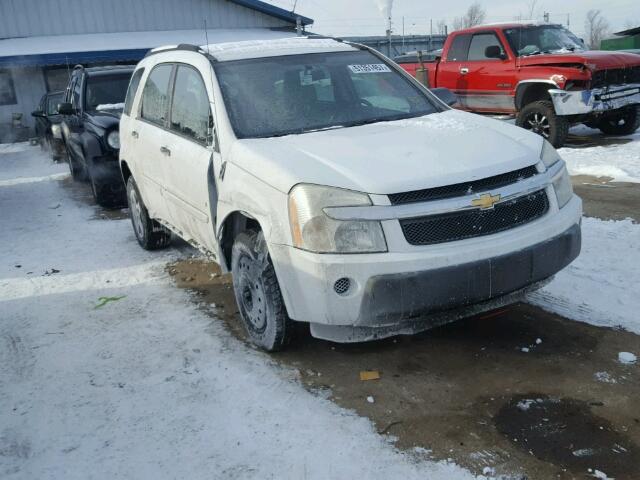 2CNDL13F966195669 - 2006 CHEVROLET EQUINOX LS WHITE photo 1