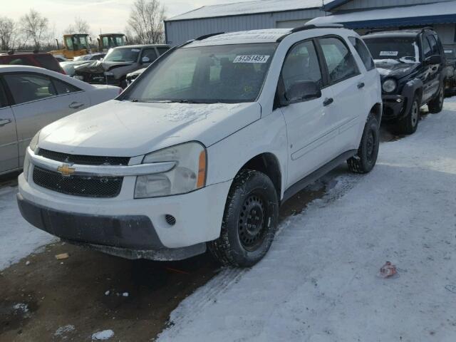 2CNDL13F966195669 - 2006 CHEVROLET EQUINOX LS WHITE photo 2