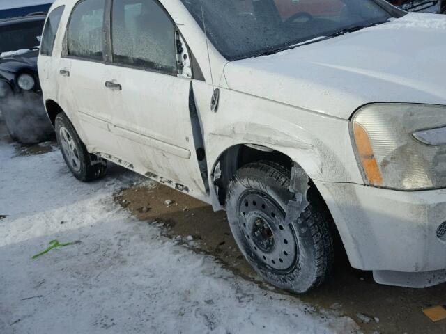 2CNDL13F966195669 - 2006 CHEVROLET EQUINOX LS WHITE photo 9