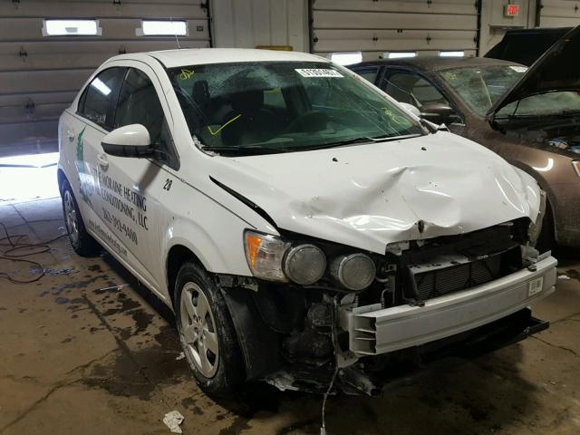 1G1JA5SH1F4197756 - 2015 CHEVROLET SONIC LS Սպիտակ լուսանկար 1