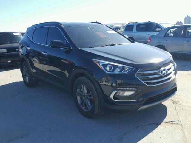 5NMZU3LBXHH011058 - 2017 HYUNDAI SANTA FE S BLACK photo 1