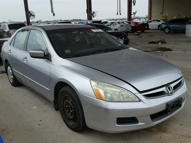 3HGCM56467G709791 - 2007 HONDA ACCORD LX SILVER photo 1