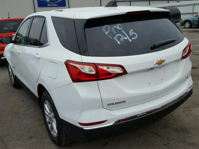 3GNAXJEV4JS539037 - 2018 CHEVROLET EQUINOX LT WHITE photo 3