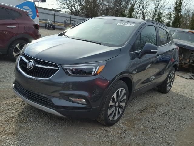 KL4CJCSB8JB528136 - 2018 BUICK ENCORE ESS GRAY photo 2