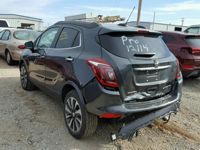 KL4CJCSB8JB528136 - 2018 BUICK ENCORE ESS GRAY photo 3