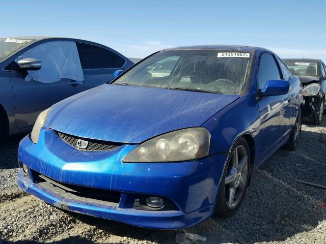 JH4DC54816S006083 - 2006 ACURA RSX BLUE photo 2