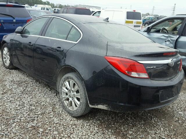 2G4GR5ER4C9137280 - 2012 BUICK REGAL BLACK photo 3