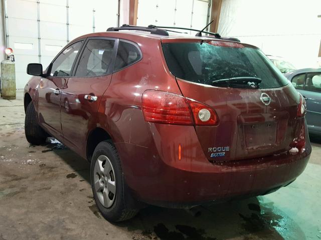 JN8AS5MV0AW106243 - 2010 NISSAN ROGUE S RED photo 3