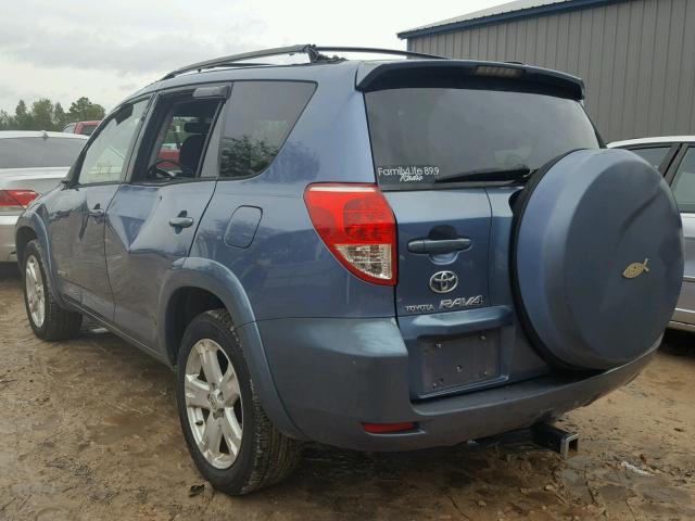 JTMZD32V965003223 - 2006 TOYOTA RAV4 SPORT BLUE photo 3