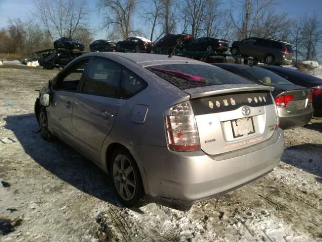 JTDKB20U177087068 - 2007 TOYOTA PRIUS SILVER photo 3