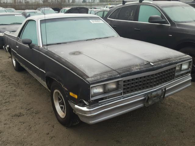 3GCCW80H9FS900431 - 1985 CHEVROLET EL CAMINO BLACK photo 1