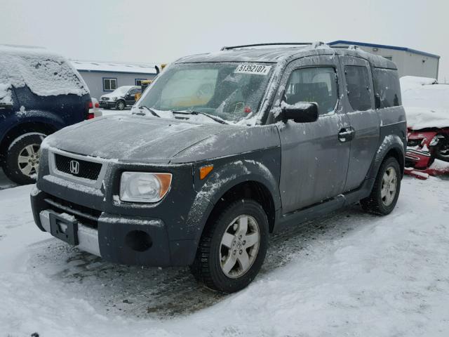 5J6YH27635L029767 - 2005 HONDA ELEMENT EX GRAY photo 2