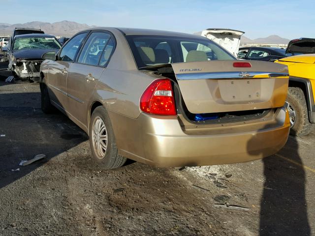 1G1ZT58F27F178075 - 2007 CHEVROLET MALIBU LT GOLD photo 3