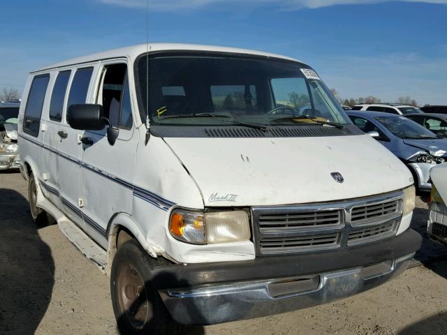 2B6HB21Y3VK566550 - 1997 DODGE RAM VAN B2 WHITE photo 1