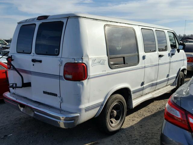 2B6HB21Y3VK566550 - 1997 DODGE RAM VAN B2 WHITE photo 4