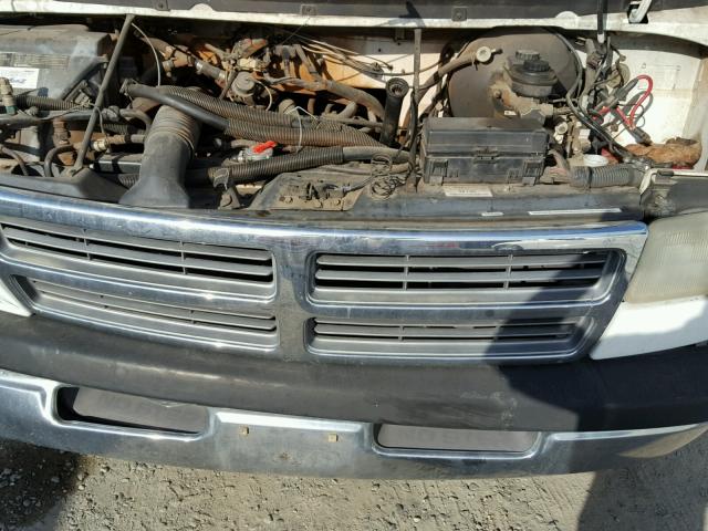 2B6HB21Y3VK566550 - 1997 DODGE RAM VAN B2 WHITE photo 7