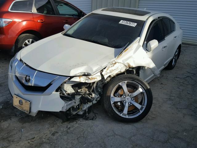 19UUA96559A002518 - 2009 ACURA TL WHITE photo 2