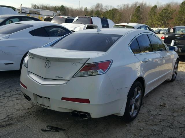 19UUA96559A002518 - 2009 ACURA TL WHITE photo 4