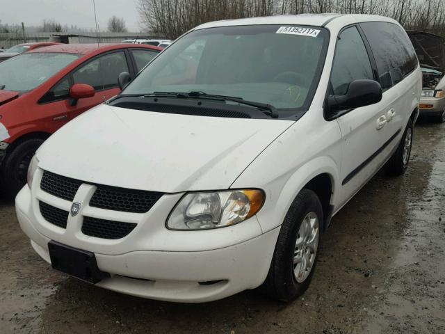 1D4GP34363B117867 - 2006 DODGE GRAND CARA WHITE photo 2