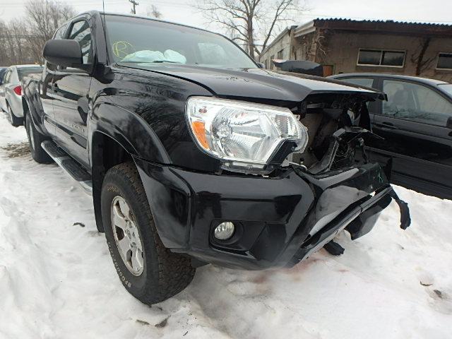 5TFUU4EN6EX102418 - 2014 TOYOTA TACOMA BLACK photo 1