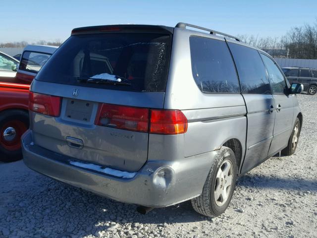 2HKRL1865YH584844 - 2000 HONDA ODYSSEY EX GRAY photo 4