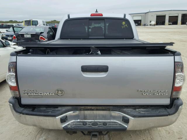 5TFKU4HNXEX005435 - 2014 TOYOTA TACOMA DOU GRAY photo 6