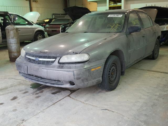 1G1ND52JX16267019 - 2001 CHEVROLET MALIBU BROWN photo 2