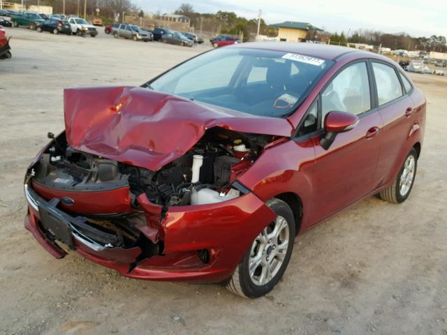 3FADP4BJ7GM184554 - 2016 FORD FIESTA SE RED photo 2