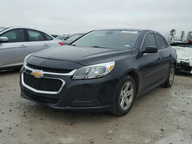 1G11B5SLXEF178837 - 2014 CHEVROLET MALIBU LS BLACK photo 2